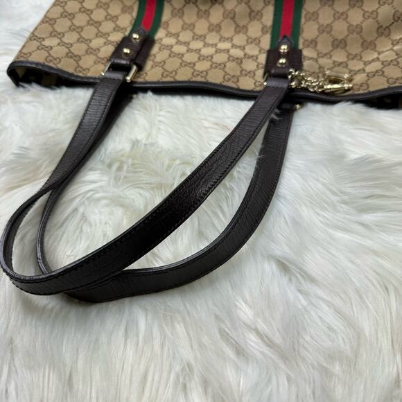 💎✨BEAUTIFUL✨💎 Gucci GG Shoulder Handbag Leather Pink - Picture 11 of 14